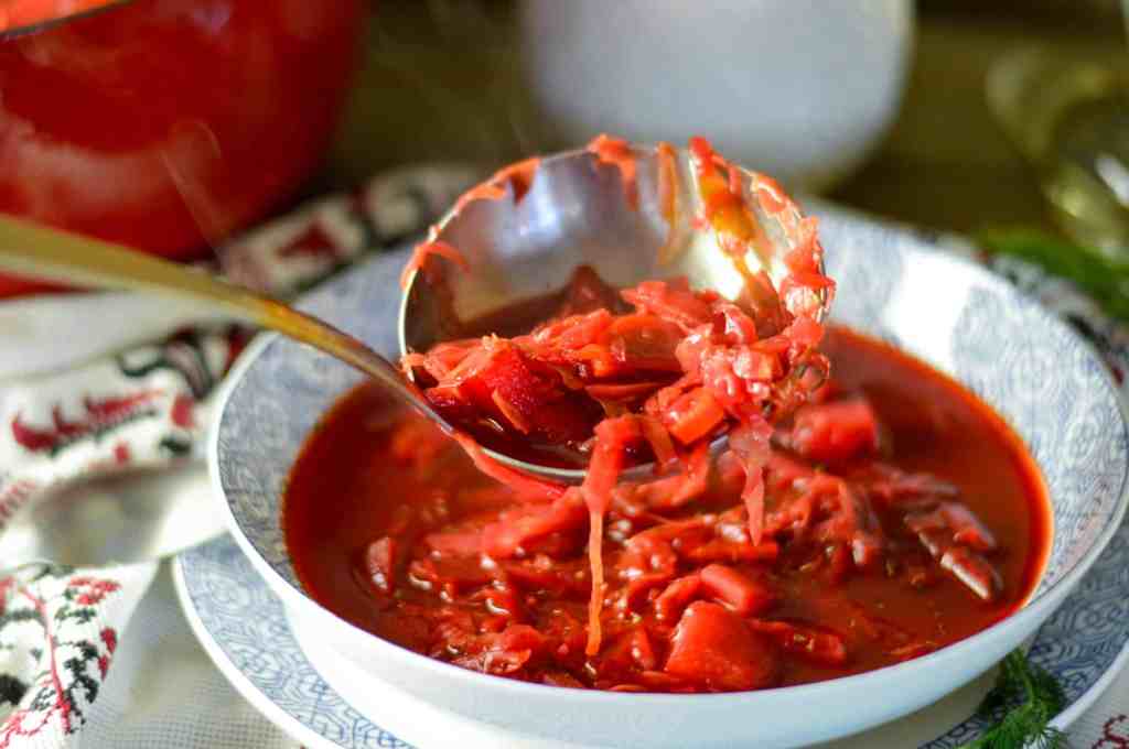 Vegan Borscht Recipe With Beans And&nbsp;Cabbage
